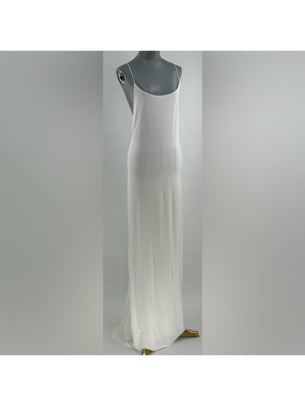 🆕 RAT & BOA 🧿 NWOT Amora Back Draped Jersey Dress, White - Sz S - Picture 10 of 15